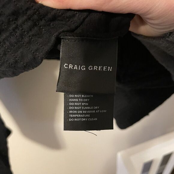 CRAIG GREEN LINE STITCH SLASH NECK JACKET Sz Sm - Picture 13 of 14